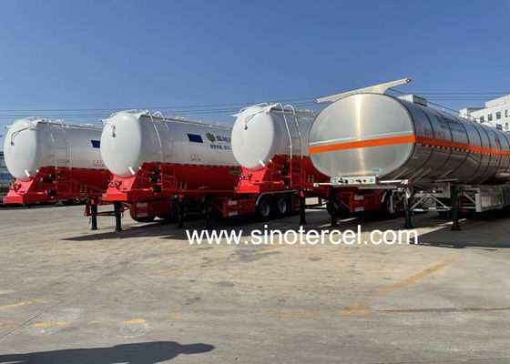 60CBM Tanker de petróleo Semi-remolque personalizado com bomba e medidor de fluxo