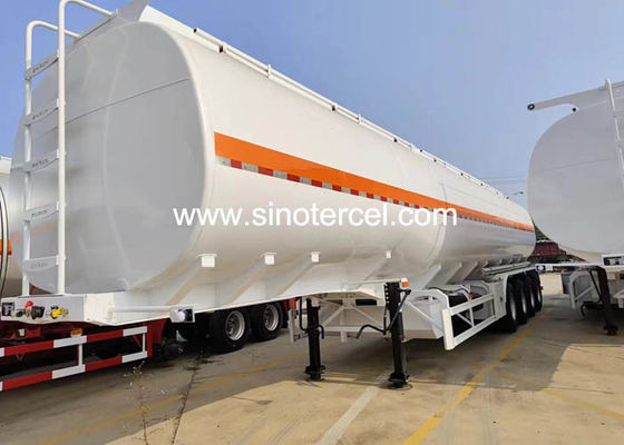 30CBM Tanque de combustível Semi-reboque com Q235 material de aço carbono