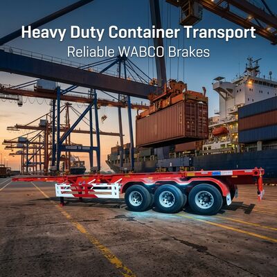 40ft Semi Container Trailer Esqueleto Tipo Transportes pesados