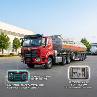40CBM Semi-Cisterna de Petróleo Remolque 3 eixos 7 compartimento