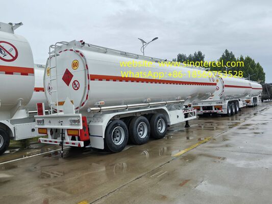 Semi reboque do pentano do reboque do petroleiro semi o material dos eixos 30CBM -60CBM pode ser personalizado